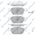 Колодки тормозные передние Honda Civic (17-) Hi-Q (SANGSIN) SP4365 (фото 1)