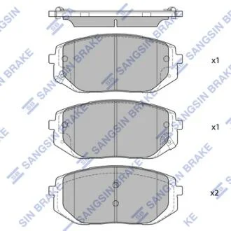 Колодки тормозные Hi-Q (SANGSIN) SP4479