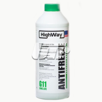 Антифриз ANTIFREEZE G11 концентрат зеленый 1,5л HighWay 10024