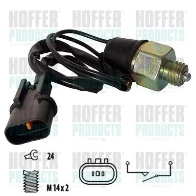 Выключатель фонаря заднего хода HOFFER 3600077 (фото 1)