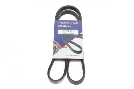 Ремінь генератора Fiat/Lancia/Nissan/Subaru (4PK1100) HUTCHINSON 1100 K 4