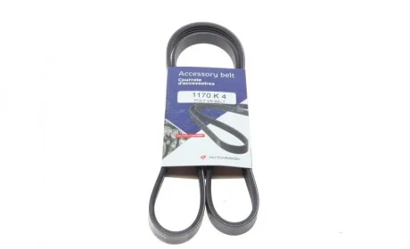 Ремінь генератора Toyota Yaris 1.5/1.3 00- (4PK1170) HUTCHINSON 1170 K 4
