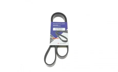 Ремень генератора RenauT Duster 1.5 dCi 17- (6PK1175) HUTCHINSON 1175 K 6