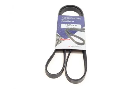 Ремень генератора Renault Rapid 1.4i 91-98 (4PK1183) HUTCHINSON 1183 K 4