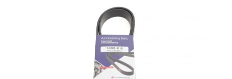 Ремінь генератора Mitsubishi ASX/Lancer 1.8 DI-D 10- HUTCHINSON 1488 K 6