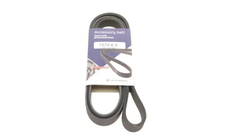 Ремінь генератора Audi A4 1.6-2.0 00-08 (6PK1570) HUTCHINSON 1570 K 6