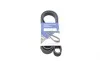 Ремінь генератора VW LT 2.8TDI 96KW/Ford Transit 2.0DI 00-14 (6PK1642) HUTCHINSON 1642 K 6 (фото 1)