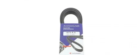 Ремінь генератора Audi/BMW/Chevrolet/MB/Opel (6PK1875) HUTCHINSON 1875 K 6