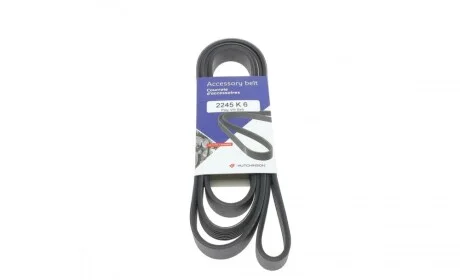 Ремінь генератора MB W202/211 2.0/2.2/2.7CDI (6PK2245) HUTCHINSON 2245 K 6