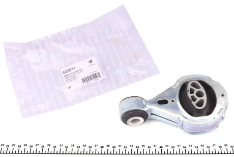 Подушка двигателя (нижняя) Renault Megane III 1.6dCi 11- (косточка) HUTCHINSON 532E11