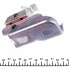 Кронштейн кріплення глушника (средний) Renault Megane 1.5/1.9/2.0 dCi/1.4 TCe III 08- HUTCHINSON 538A17 (фото 2)
