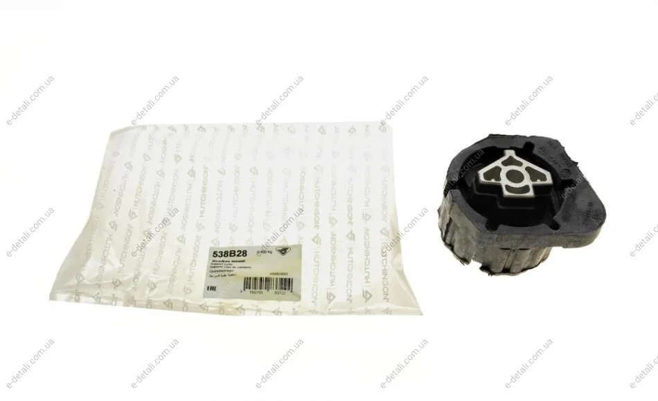 Подушка АКПП BMW 1 (F20/F21)/3 (F30/F80) 2.0-3.0 12- (N55/N57/B48/B58)(OE BMW всередині) HUTCHINSON 538B28 (фото 1)
