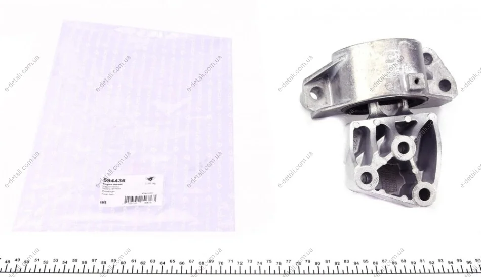 Подушка двигателя (передняя) Fiat Fiorino 1.3D 07- HUTCHINSON 594436 (фото 1)