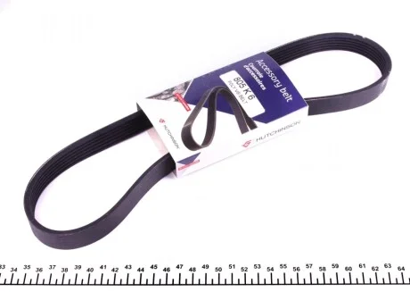 Ремінь генератора Citroen Berlingo/Peugeot Partner 1.6HDI (6PK805) HUTCHINSON 805 K 6