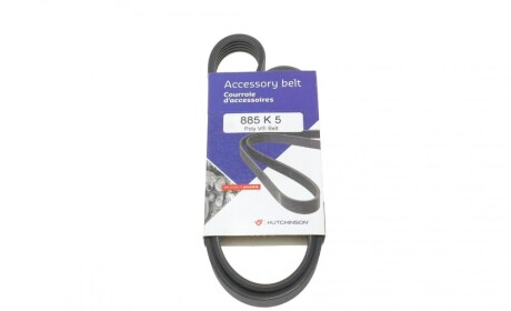 Ремень поликлиновой 5PK885 HUTCHINSON 885K5