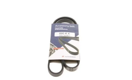 Ремень генератора Audi/BMW/Fiat/Kia/Mazda (4PK890) HUTCHINSON 890 K 4