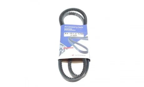Ремінь генератора Chrysler Voyager 2.5i 91-95/Renault 9/11 1.4 86-89 (10x1200) HUTCHINSON AV 10 La 1200