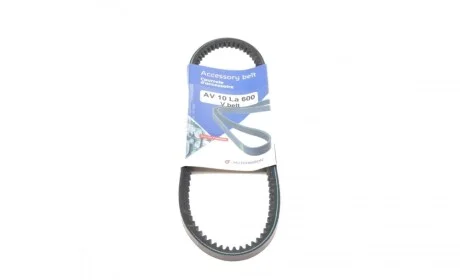 Ремінь генератора Audi 80/100 1.6/2.0D 78-86/Fiat Ducato 2.5D 94-02/Peugeot 505 2.5D 81-93 HUTCHINSON AV 10 LA 600