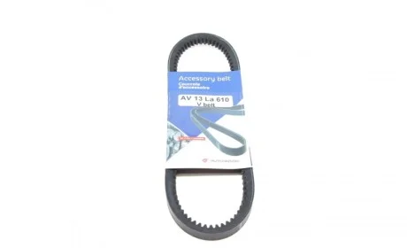 Ремінь генератора Mitsubishi Colt/Lancer 1.3 92-96 (13x610) HUTCHINSON AV 13 La 610