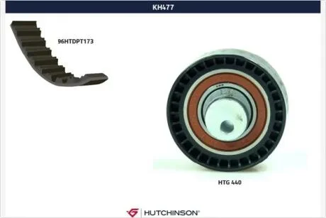 Комплект ГРМ Renault Kangoo, Logan 1.6 (08-) Hutchinson HUTCHINSON KH477