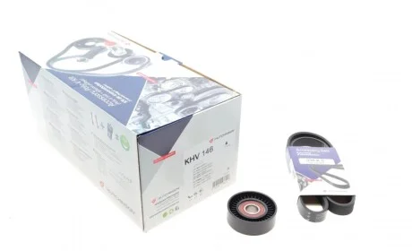 Комплект ременя генератора Fiat Doblo 1.6 16V 01- (5PK938) HUTCHINSON KHV 146