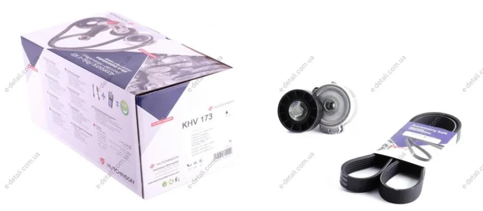 Комплект ременя генератора HUTCHINSON KHV 173 (фото 1)