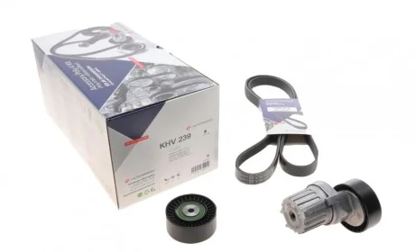 Комплект ремня генератора Audi A4/A6/Q5 2.0 TDI 05-15 (6PK1580) HUTCHINSON KHV 239