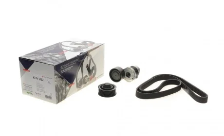 Комплект ремня генератора Nissan Qashqai/Renault Clio/Kangoo/Dacia Dokker/Duster/Logan 12- HUTCHINSON KHV 262