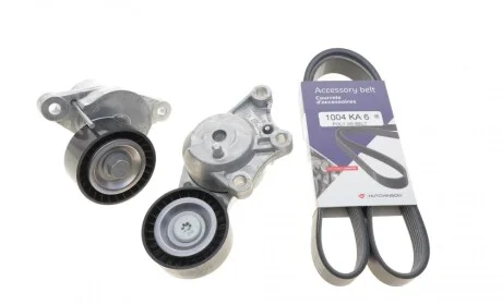 Комплект ременя генератора Peugeot 208/2008 1.6BlueHDi 13- (6PK1004) HUTCHINSON KHV 269