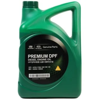 Масло ДВС 5W-30 6 л Premium DPF Diesel ACEA C3 синт. (05200-00620) Mobis Hyundai/Kia/Mobis 0520000620