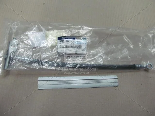 Шланг тормозной перед левый (58731-2B010) Mobis Hyundai/Kia/Mobis 587312B010 (фото 1)