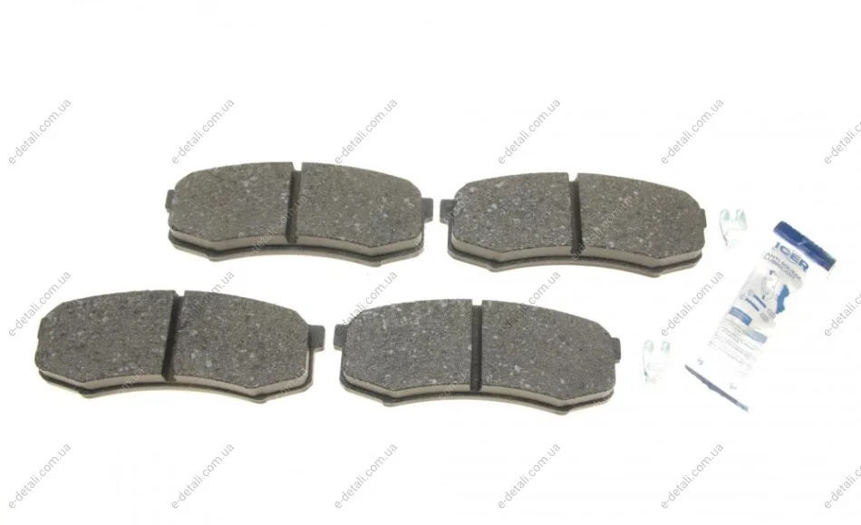 Колодки гальмівні (задні) Mitsubishi Pajero IV 06-/Toyota Land Cruiser 84-/Prado 02-/Lexus GX 01- ICER 141027 (фото 1)