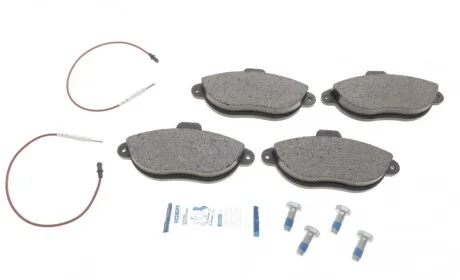 Колодки гальмівні (передні) Citroen Jumpy/Fiat Scudo/Ulysse/Peugeot Expert/806 95-06 (+датчики) ICER 141122-700