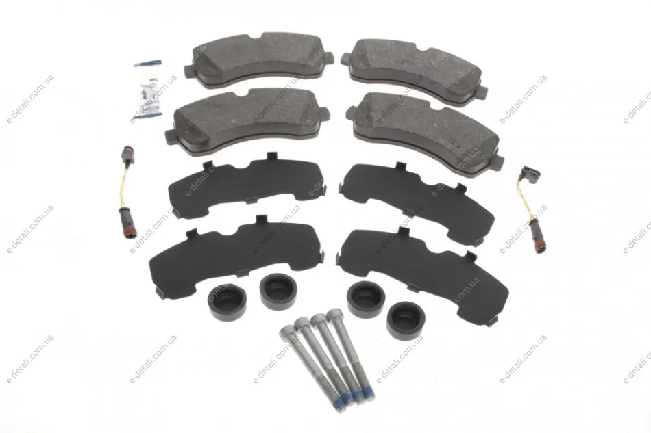 Колодки тормозные (передние) MB Sprinter (W906/W907/W910)/VW Crafter 30-35/30-50 06- (+датчики) ICER 141785-203 (фото 1)
