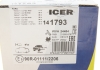 Комплект тормозных колодок (дисковых).) ICER 141793 (фото 12)