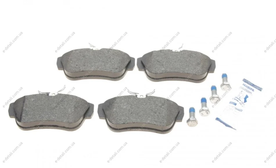 Колодки тормозные (задние) Citroen Jumpy/Fiat Scudo/Peugeot Expert 07- ICER 141823 (фото 1)