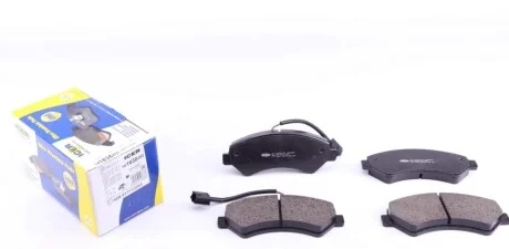 Колодки гальмівні (передні) Citroen Jumper/Fiat Ducato/Peugeot Boxer 06- R16 (з датчиком) ICER 141836-203