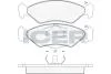 Колодки гальмівні дискові передні FORD Fiesta 96-01, Ka 96-08 ICER 180776 (фото 1)