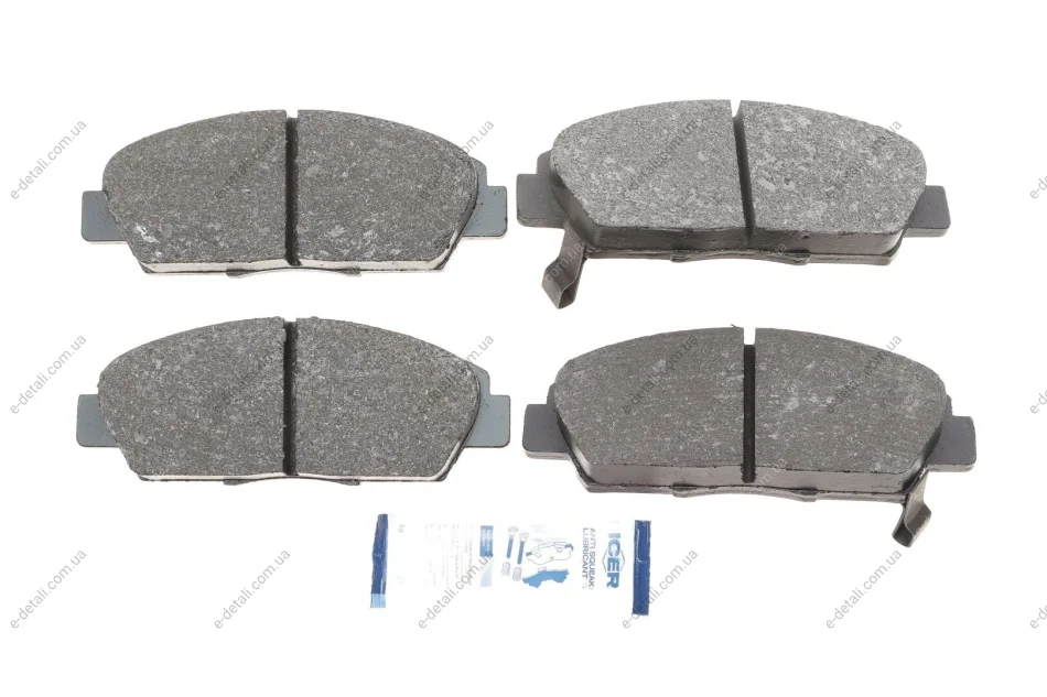 Колодки тормозные (передние) Honda Accord V 92-98/Prelude III/IV/V 86-01/Rover 600 93-00 ICER 181020 (фото 1)
