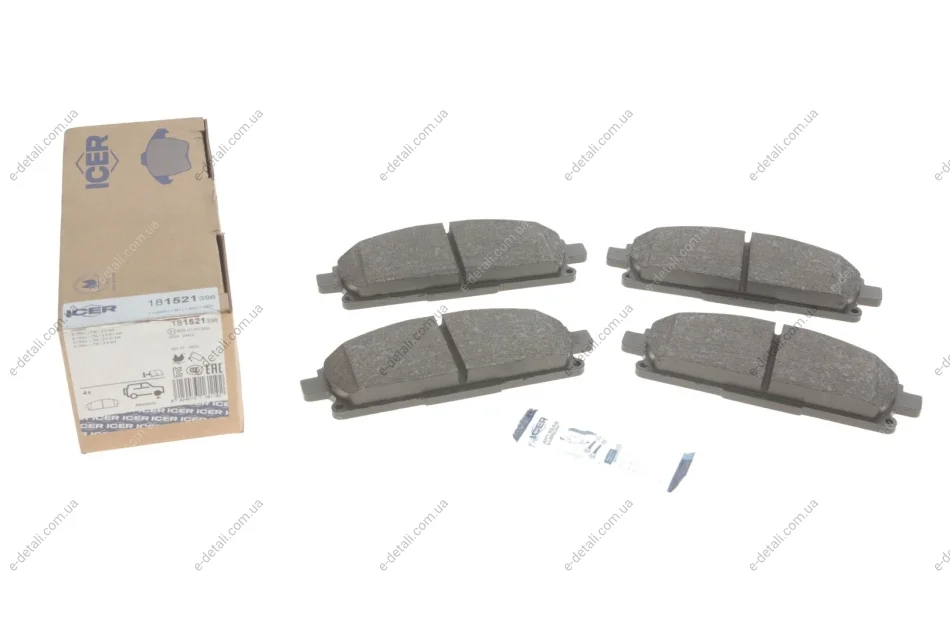 Колодки тормозные (передние) Nissan X-Trail 01-13 ICER 181521-396 (фото 1)