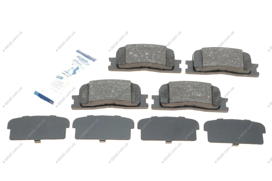 Колодки тормозные (задние) Toyota Camry 01-11/Highlander 00-03/Lexus ES 96-06 ICER 181706 (фото 1)