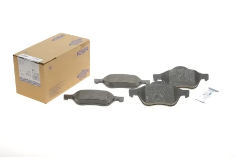 Колодки тормозные (передние) Renault Laguna III/Clio III 06-15/Megane II/Scenic II 02- ICER 181860