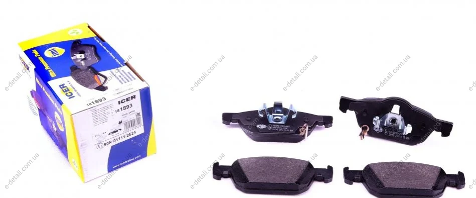 Колодки тормозные (передние) Honda Accord VIII 08-/Civic IX 12- ICER 181893 (фото 1)