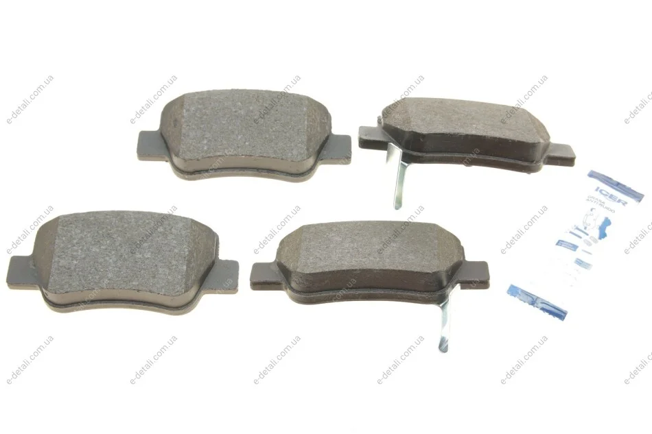 Колодки тормозные (задние) Toyota Avensis 08-18 ICER 181916 (фото 1)