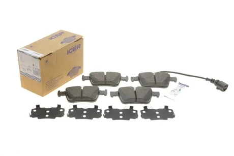 Колодки тормозные (задние) VW Atlas 16-/Audi A3 12-/Q3 18- ICER 182098-203