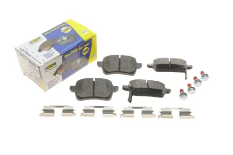 Колодки тормозные (задние) Fiat Tipo 15- ICER 182170-208