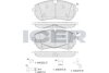Комплект гальмівних колодок (дискових) ICER 182451-208 (фото 1)