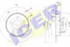 Диск тормозной (задний) Ford C-Max 07-10/Focus 04- (265x11) (с покрытием) (полный) ICER 78BD3965-2 (фото 1)