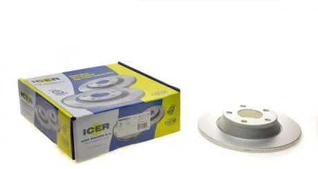 Диск тормозной (передний) Audi A4 94-01 (280х13) (с покрытием) (полный) ICER 78BD4064-2