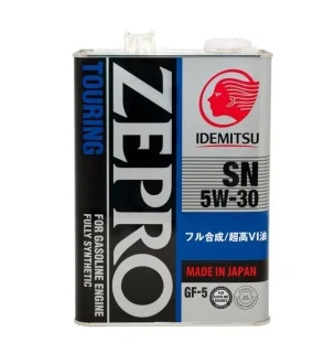 Масло моторное Zepro Touring 5W-30 (4 л) Idemitsu 1845041